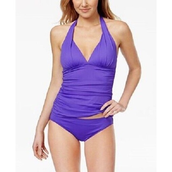 Ralph Lauren Other - NEW Ralph Lauren Halter Tankini Swim Top size 8 Purple